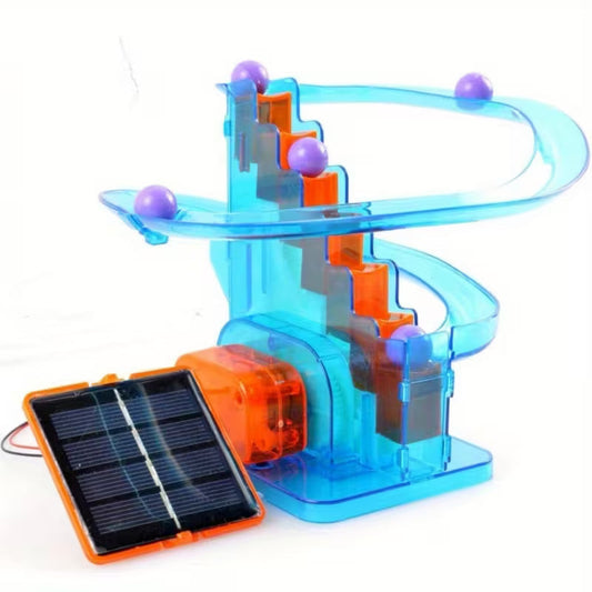 DIY Solar Roller Coaster Toys – Kit de Ingeniería Científica de Energía Solar, Rolling Ball Track para Niños