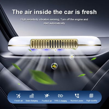 Purificador de Aire Automático para Coche | Purificador Solar para Vehículos | Sin Consumibles