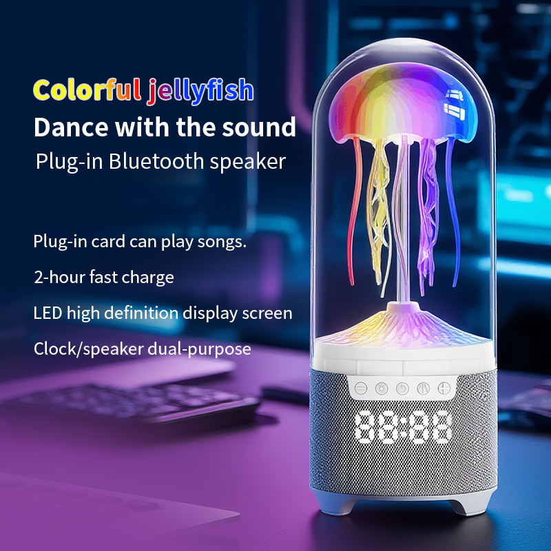 Altavoz de Escritorio 116Pro – Diseño Pulpo/Medusa con Iluminación LED RGB y Audio Bluetooth