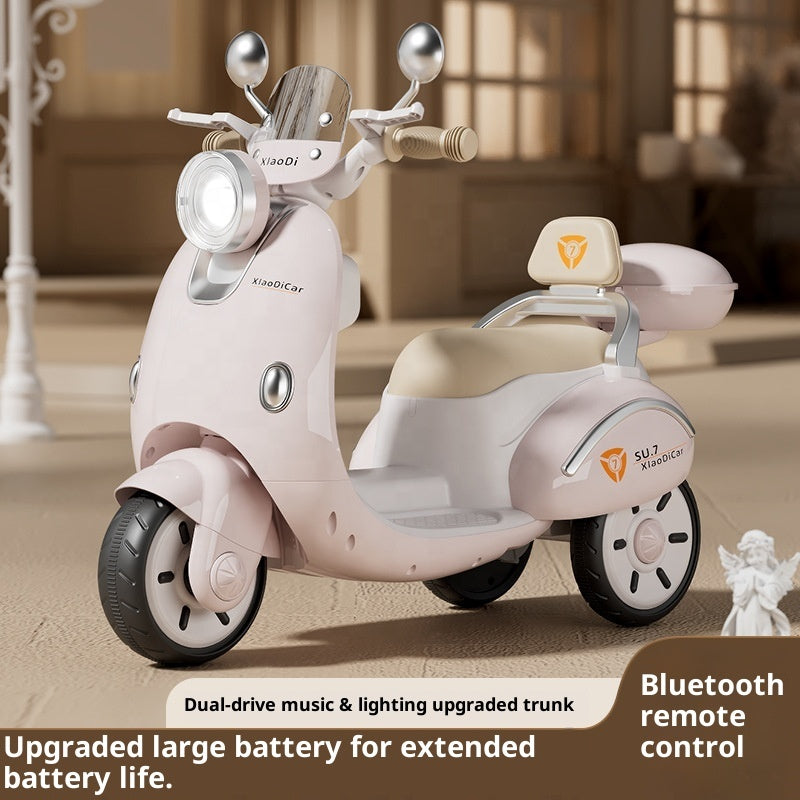 Motocicleta Eléctrica para Niños – Juguete Recargable con Control Remoto para Niños y Niñas de 2 a 4 Años