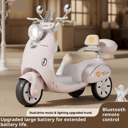 Motocicleta Eléctrica para Niños – Juguete Recargable con Control Remoto para Niños y Niñas de 2 a 4 Años