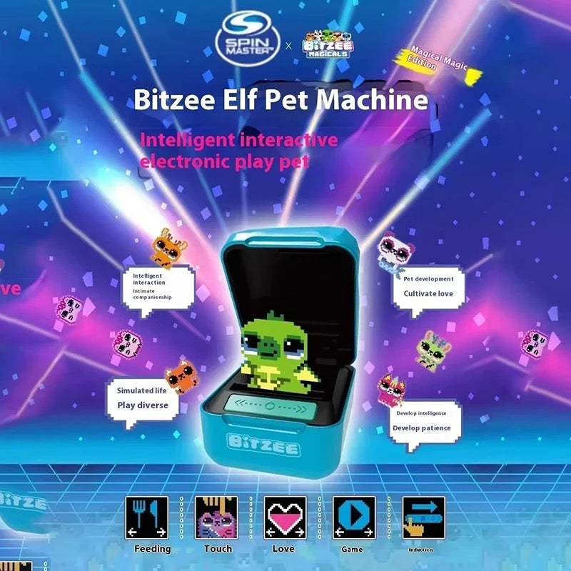 Bitzees – Juguete Interactivo de Mascota Digital con Estuche y 15 Animales en su Interior