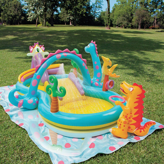 Tobogán de Agua para Niños | Piscina Inflable al Aire Libre | Parque Acuático Infantil
