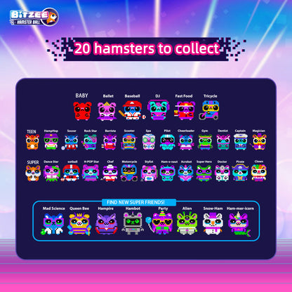 Bitzee Hamster Ball Tamagotchi – Juguete Interactivo Spinmaster Original con 5 Tipos de Juegos