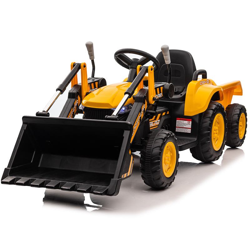 Excavadora Eléctrica 12V con Control Remoto para Niños | Coche de Juguete Grande | Nuevo Estilo