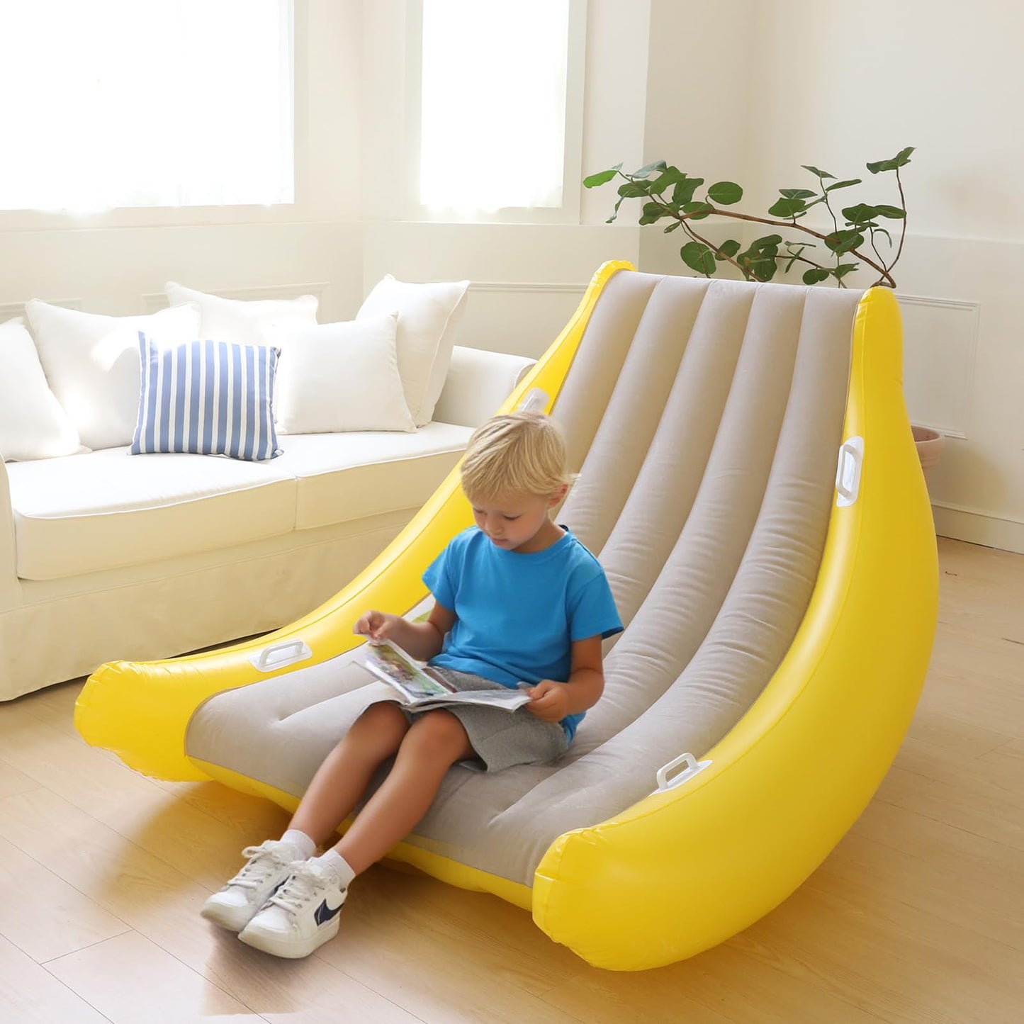 Silla Sensorial Inflable en Forma de Nube de Aire | Colchoneta de Protección | Apoyo para Niños con Necesidades Sensoriales