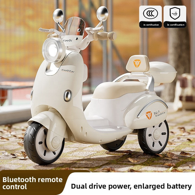 Motocicleta Eléctrica para Niños – Juguete Recargable con Control Remoto para Niños y Niñas de 2 a 4 Años