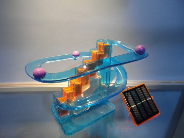 DIY Solar Roller Coaster Toys – Kit de Ingeniería Científica de Energía Solar, Rolling Ball Track para Niños