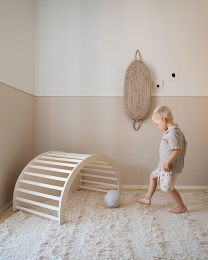 Arco de Escalada Montessori de Madera | Rocker Slide Ramp | Mueble Infantil Educativo
