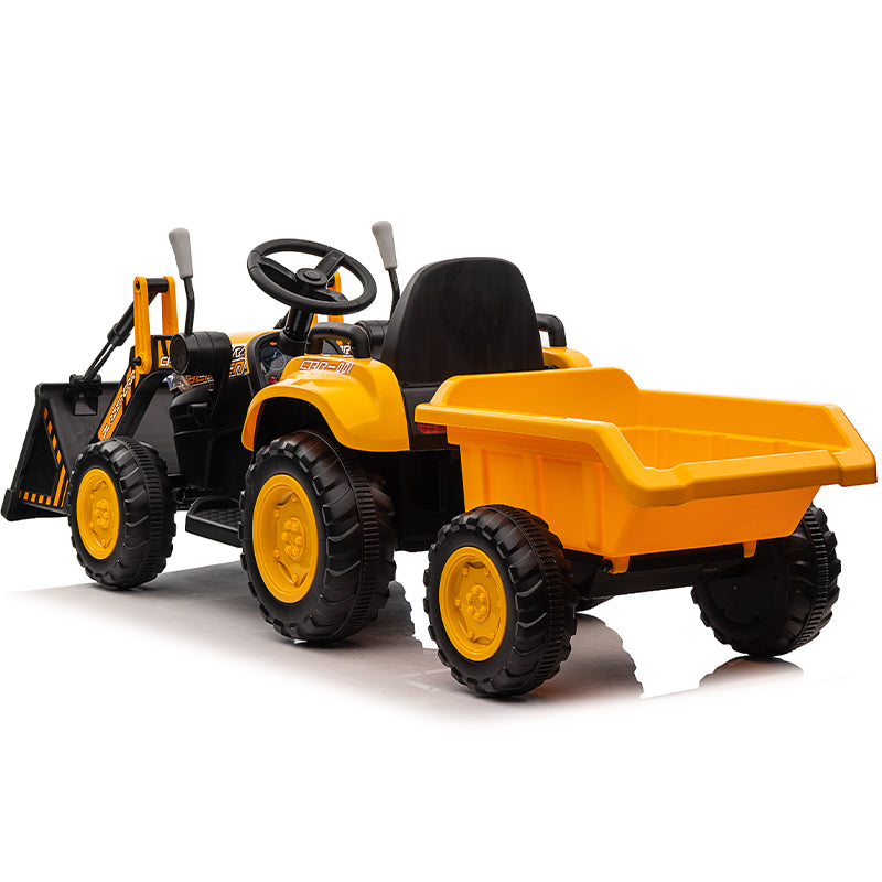 Excavadora Eléctrica 12V con Control Remoto para Niños | Coche de Juguete Grande | Nuevo Estilo