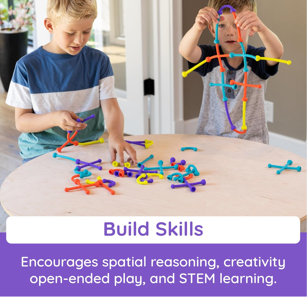 Juguetes de Conexión de Succión de Silicona – Juego de Construcción Creativa Colorida para Niños