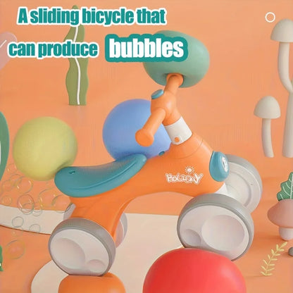 Cochecito de 4 Ruedas – Andador para Bebés con Música, Silbato Bibi y Juguete de Burbujas