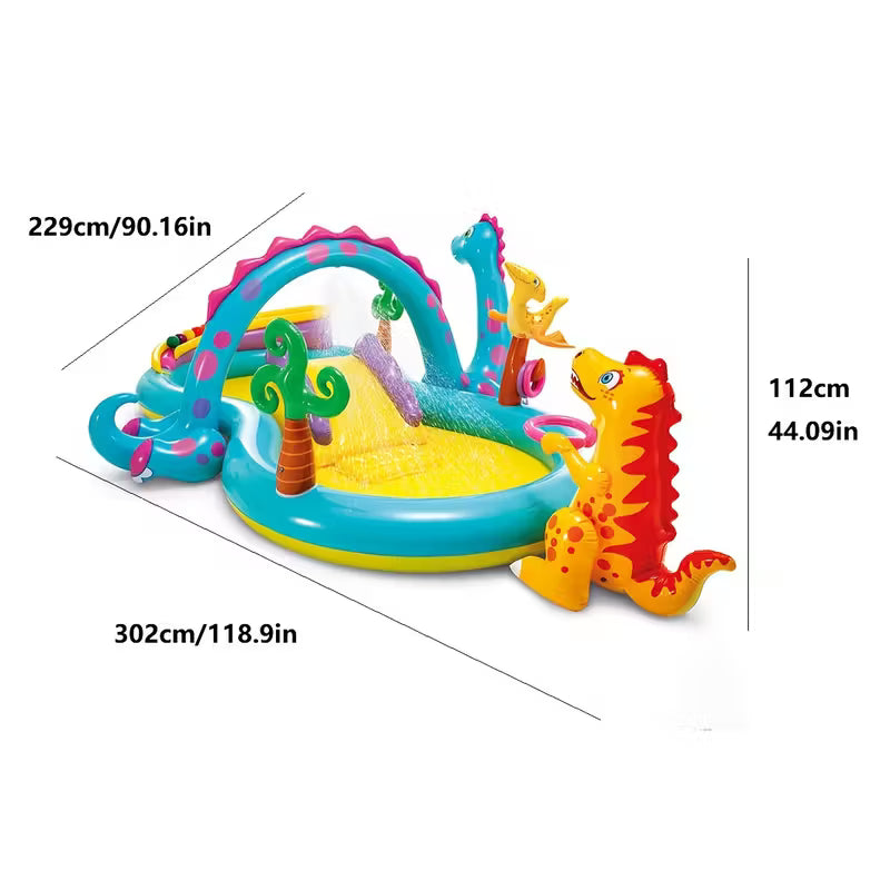 Tobogán de Agua para Niños | Piscina Inflable al Aire Libre | Parque Acuático Infantil